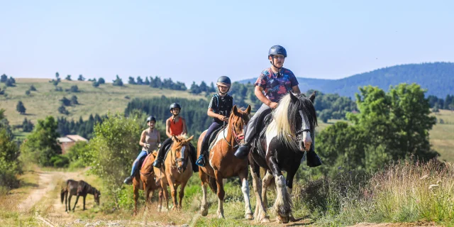 Balade à cheval à Montcodiol