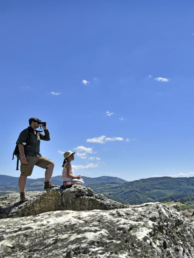 Point de vue à Saint-Rémy-sur-Durolle