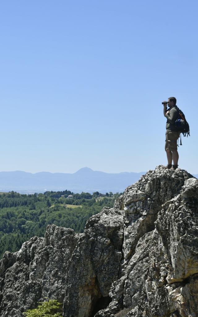 Point de vue à Saint-Rémy-sur-Durolle