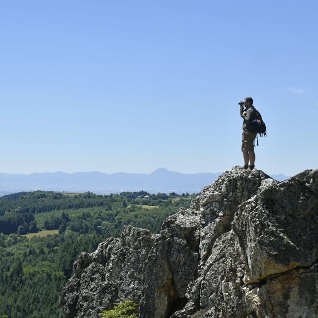 Point de vue à Saint-Rémy-sur-Durolle