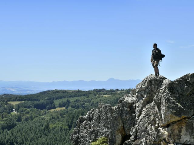 Viewpoint at Saint-Rémy-sur-Durolle