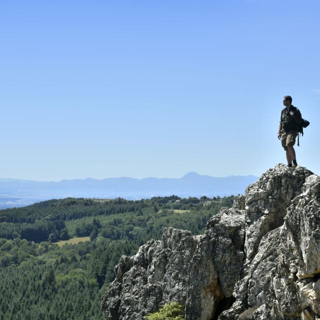 Viewpoint at Saint-Rémy-sur-Durolle